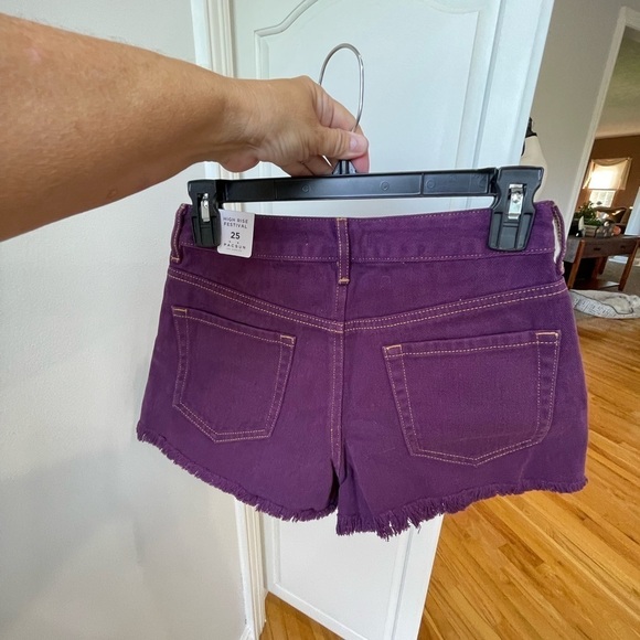 PacSun high waist denim festival short NWT in a size 25 concert summer - Picture 12 of 14